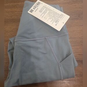 NWT Lululemon Athletica Align With Pockets 25" Leggings New BGIB Blue Gray 6